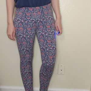 L American Eagle boho blue leggings